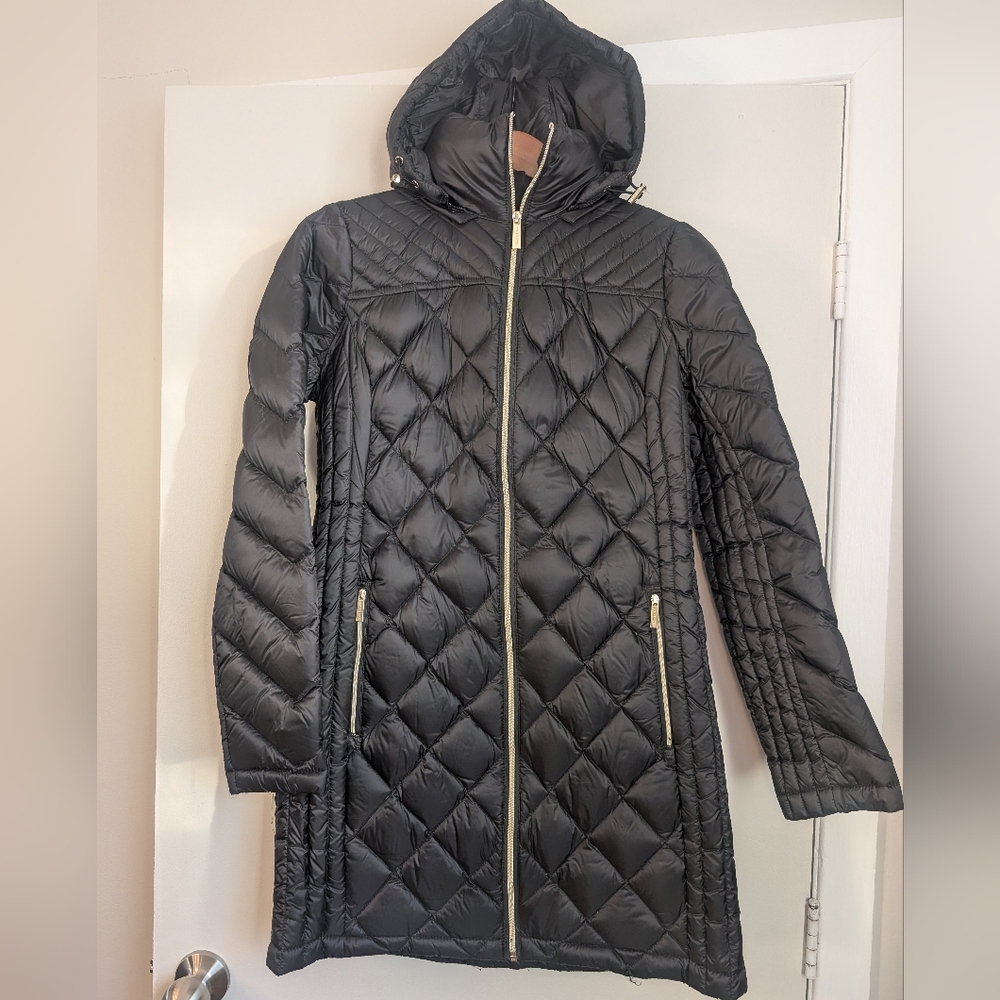 Michael Kors Black Quilted Puffer Jacket